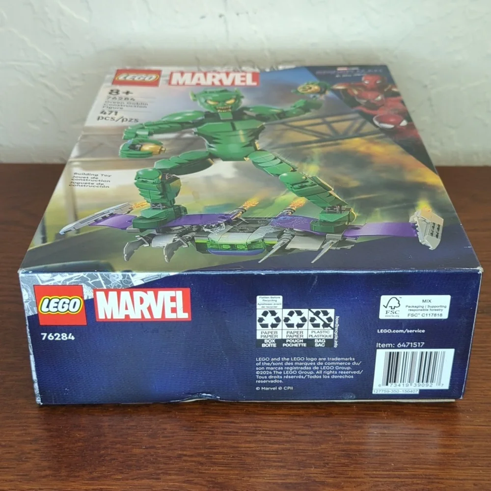 LEGO Marvel Green Goblin Construction Figure 76284 Ages 8+ 471 Pieces